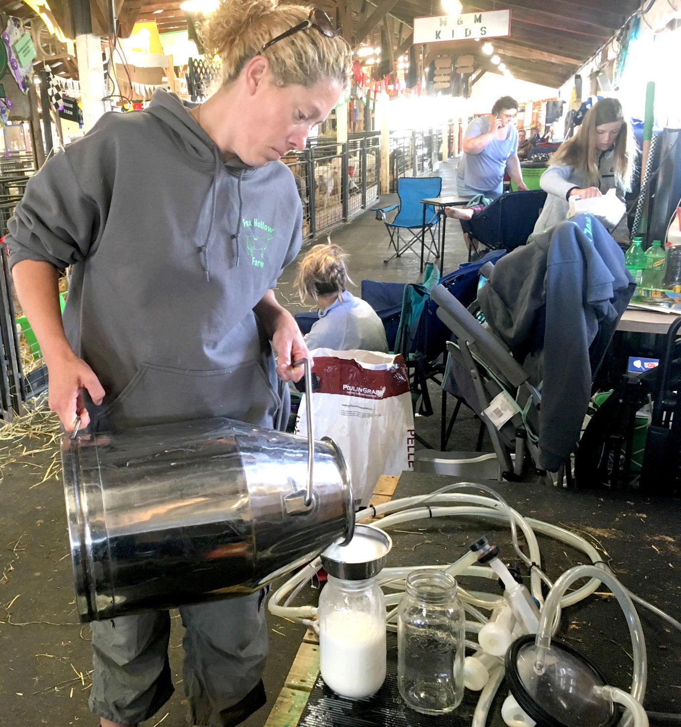 Early morning at the Washington County Fair